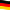 Floating german flag